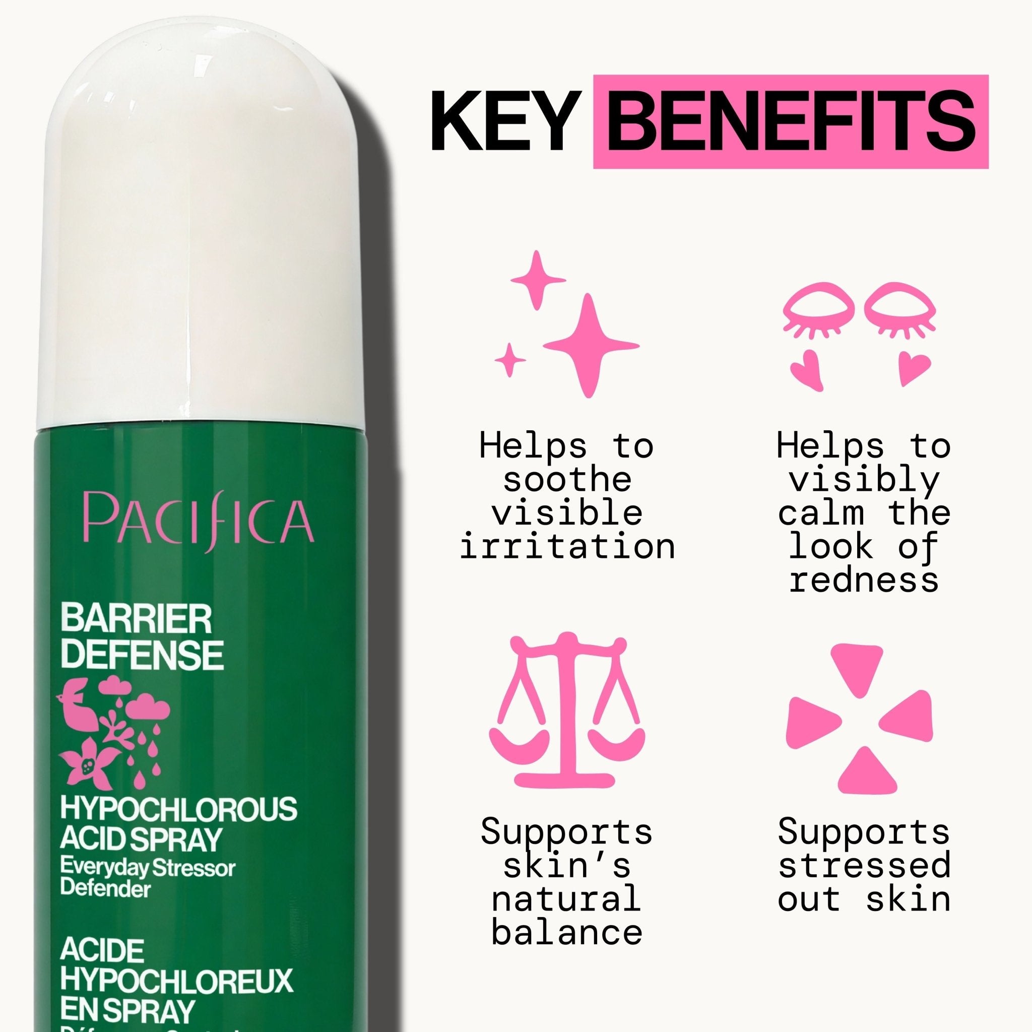 Barrier Defense Hypochlorous Acid Daily Spray
