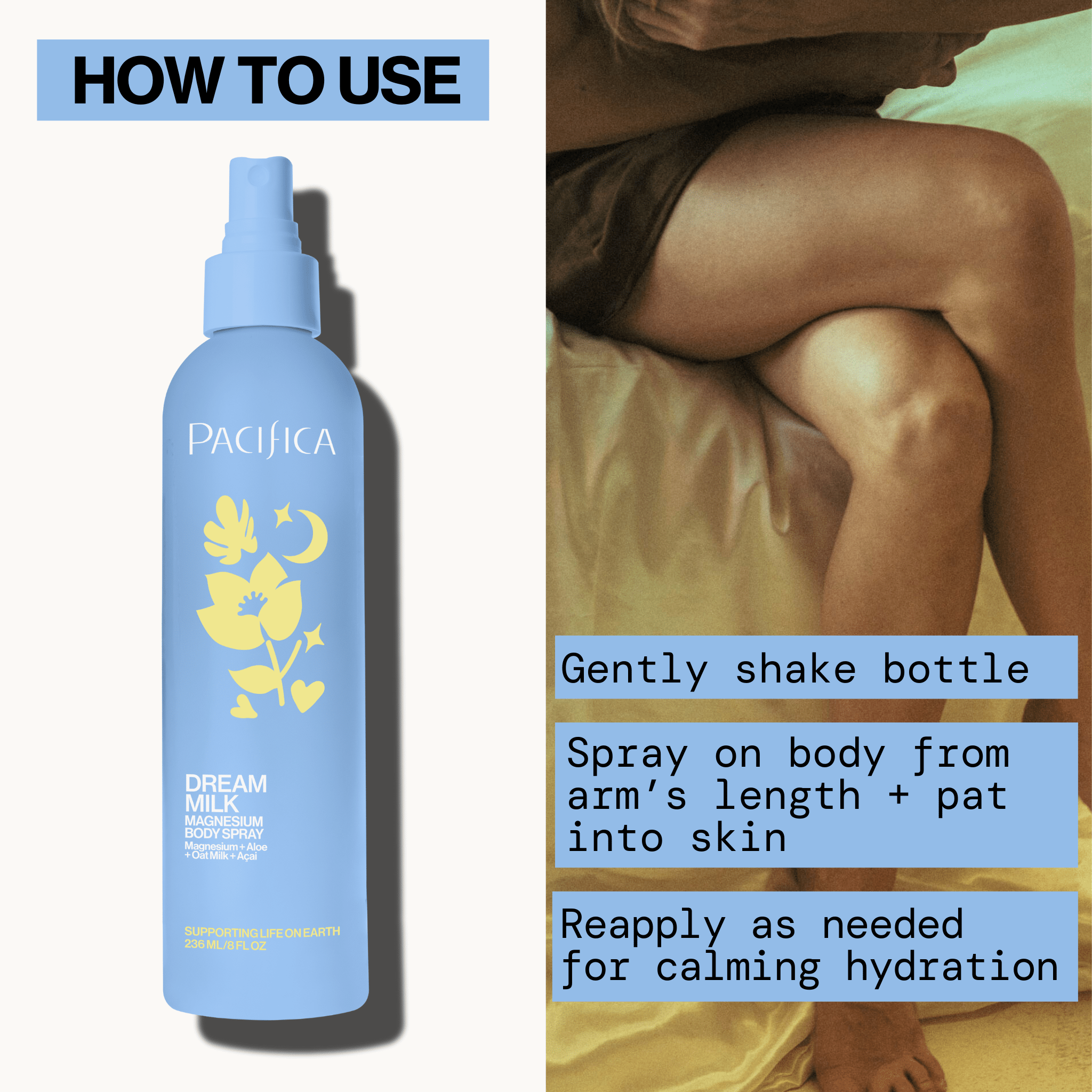 Dream Milk Magnesium Body Spray