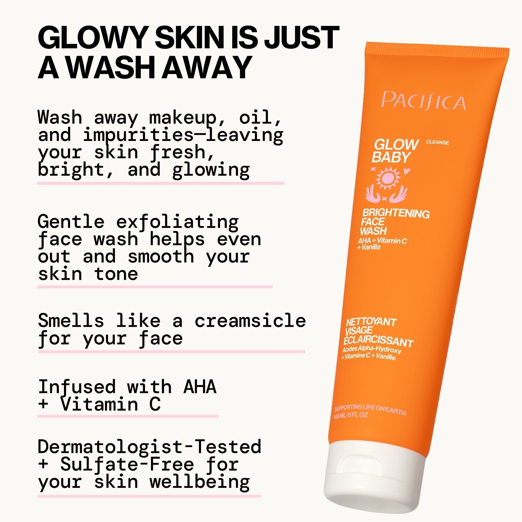 Glow Baby Brightening Face Wash | Facial Cleanser