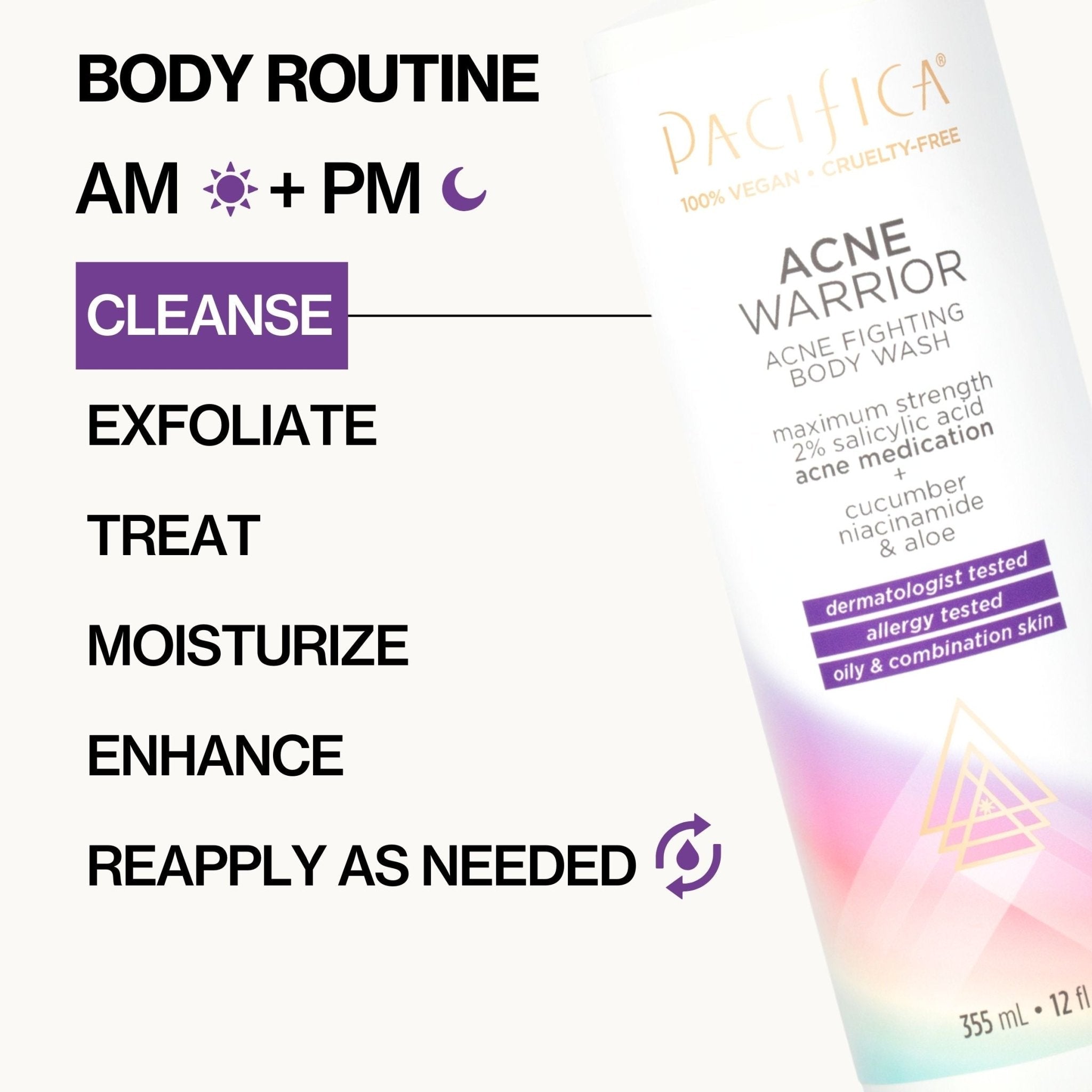 Acne Warrior Body Wash
