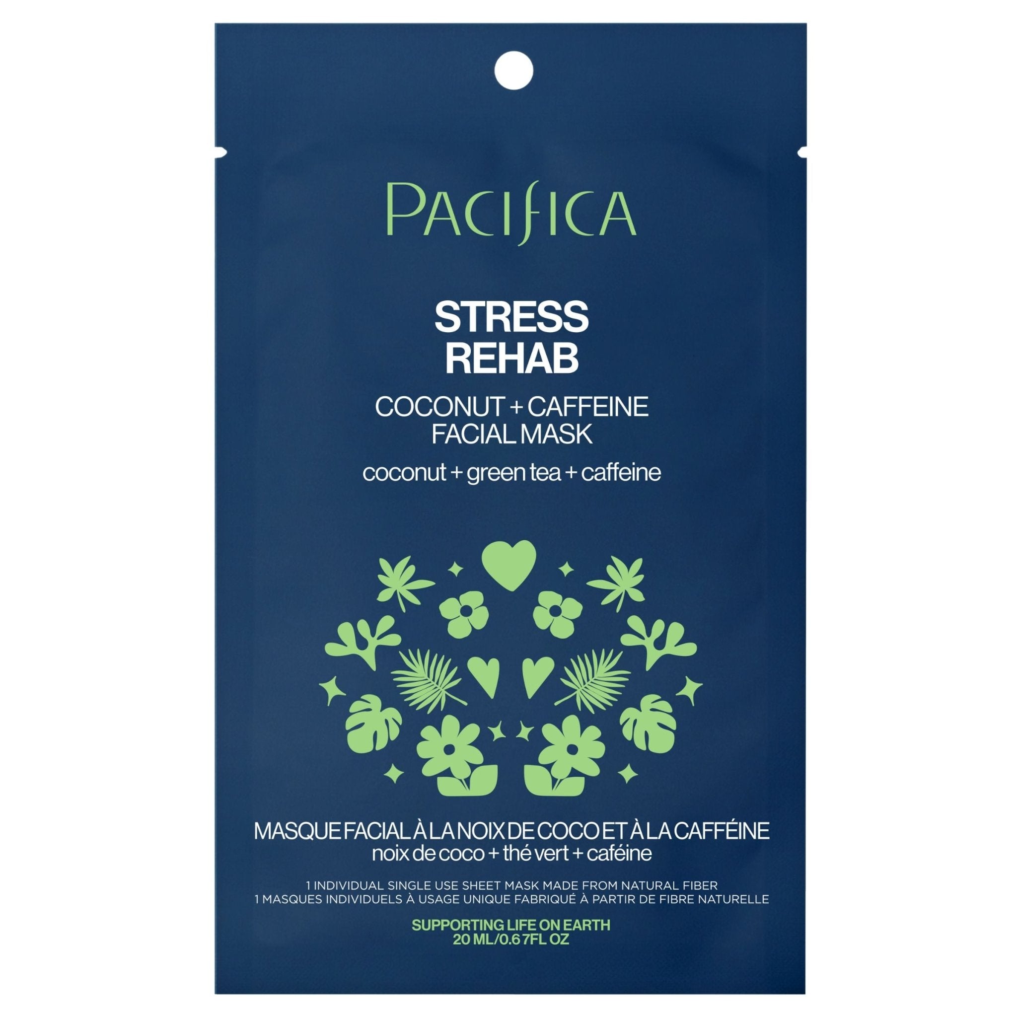 Stress Rehab Coconut & Caffeine Facial Mask
