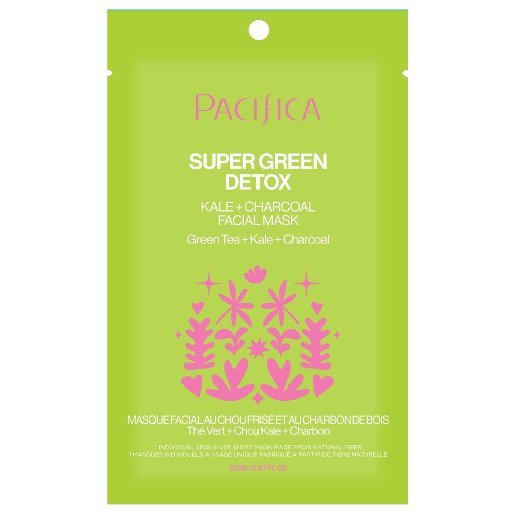 Super Green Detox Kale & Charcoal Detox Facial Mask