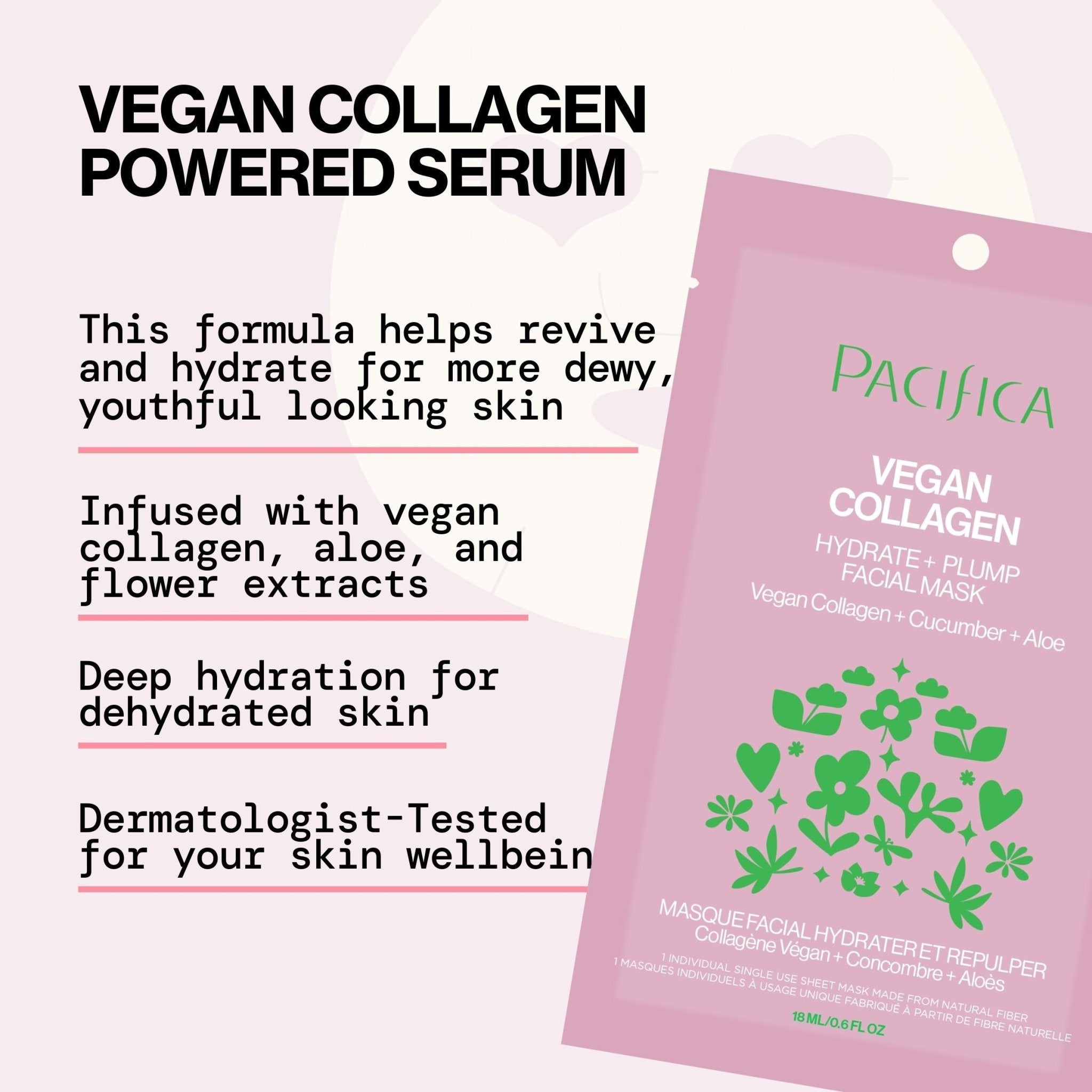 Vegan Collagen Hydrate & Plump Facial Mask