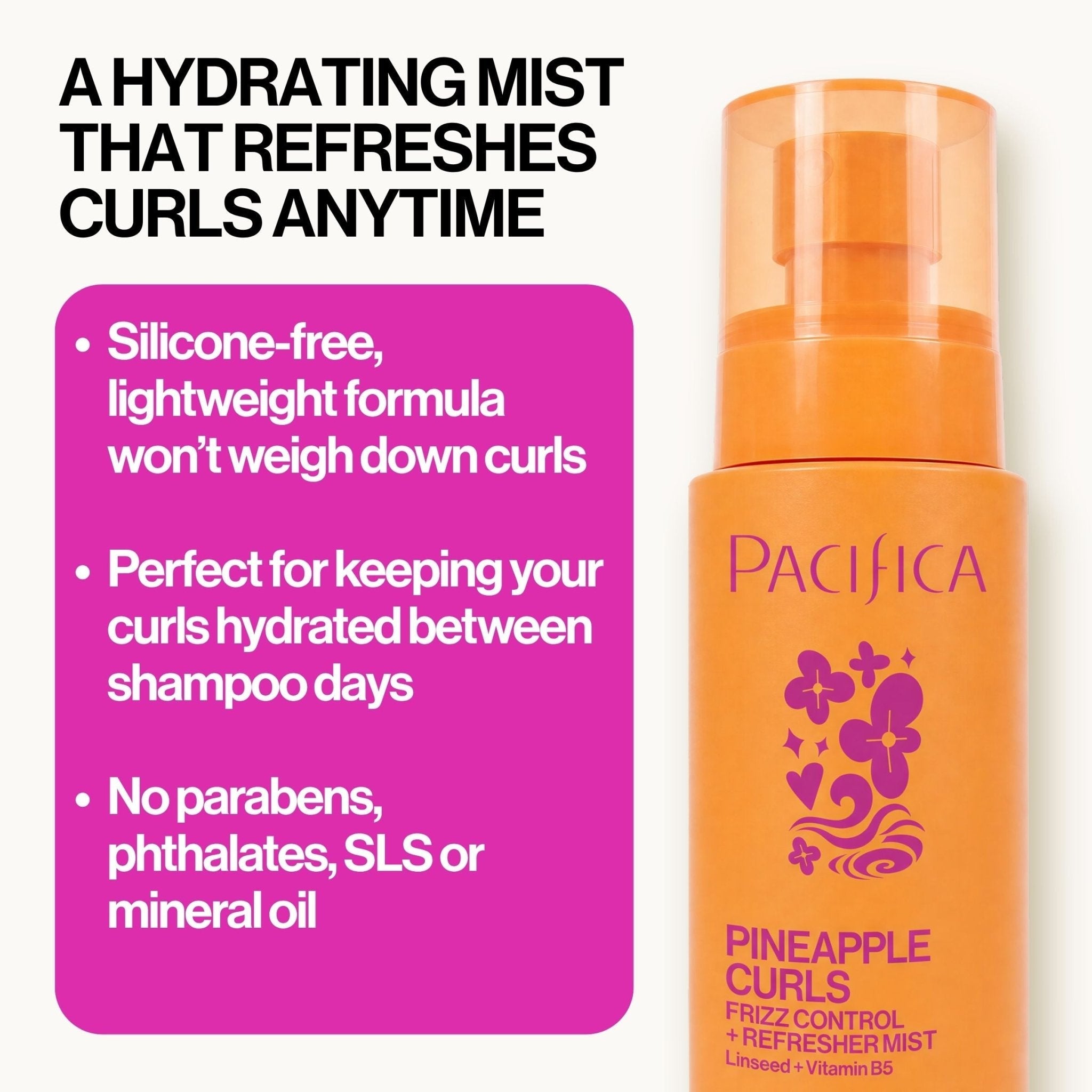 Pineapple Curls Frizz Control & Curl Reboot Mist